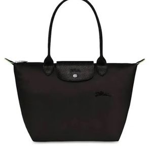 Black Long champ small bag. 12x13